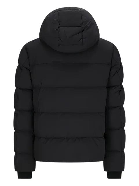 Moorer hooded flap-pocket jacket