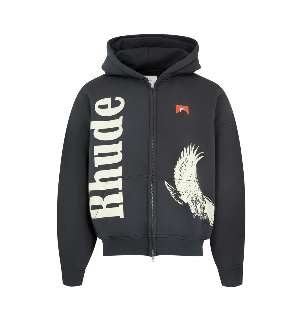 Rhude Eagle Pass Zip-Up Hoodie