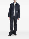 A.P.C. logo-detail chest-pocket shirt jacket