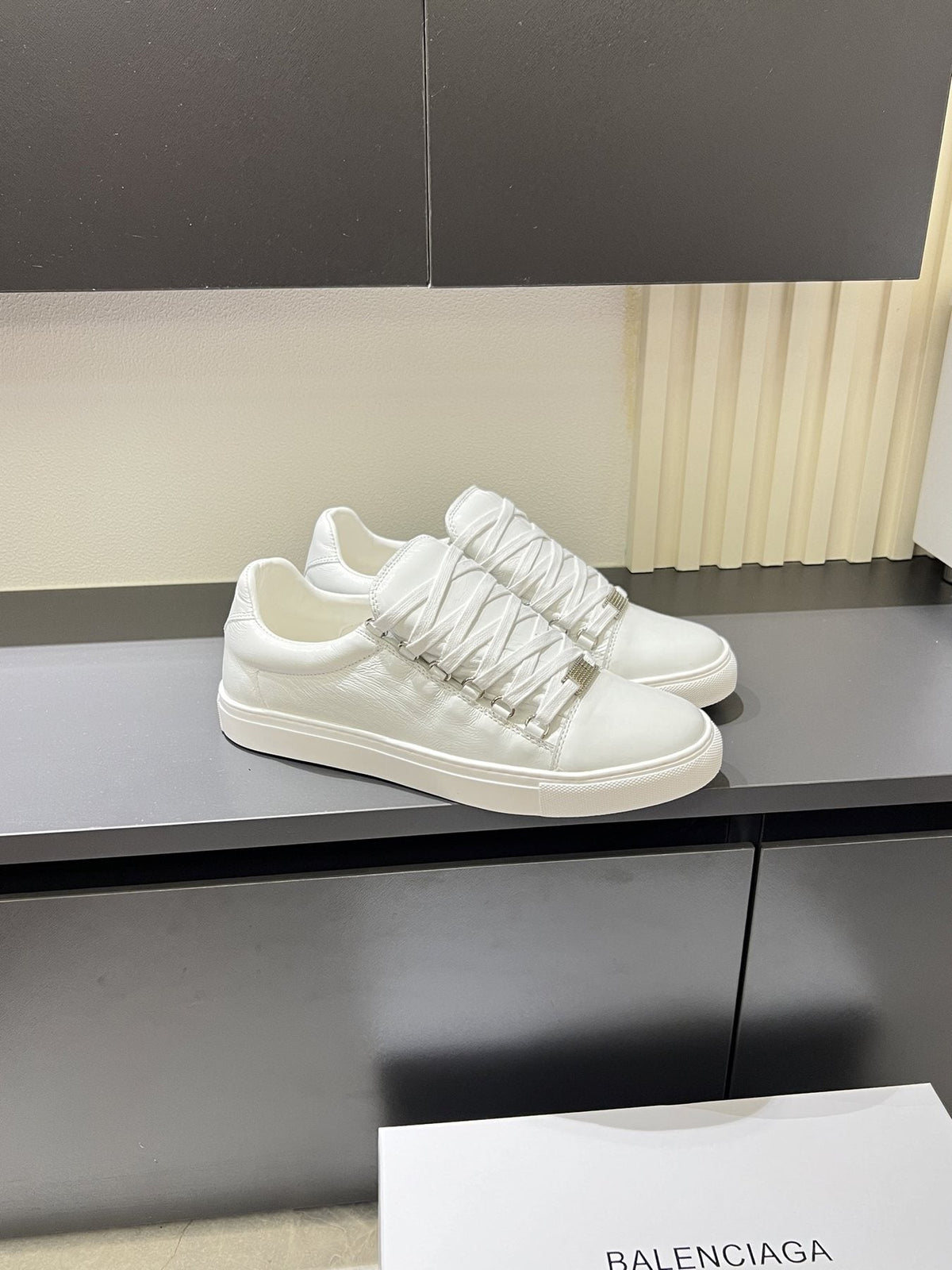 Balenciaga Metal-Bar Low-Top Sneakers
